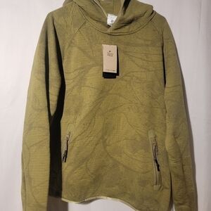Nike Tech Pack Engineered Floral Hoodie Pilgrim & Cargo Khaki DQ4286-378 Sz Med